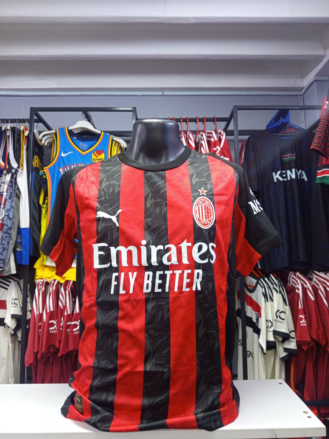 Ac Milan Home Kit Fan Version 25/26 Season